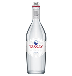 Природная питьевая вода Tassay негазированная, стекло 0.75 литра