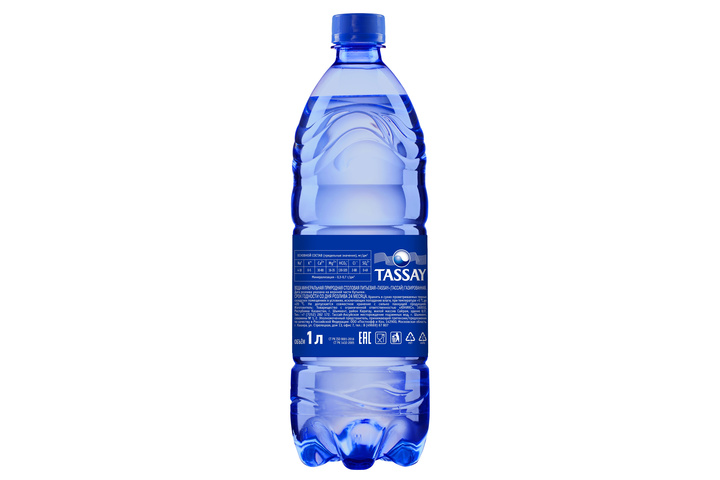 Природная минеральная вода Tassay газированная, ПЭТ 1 литр