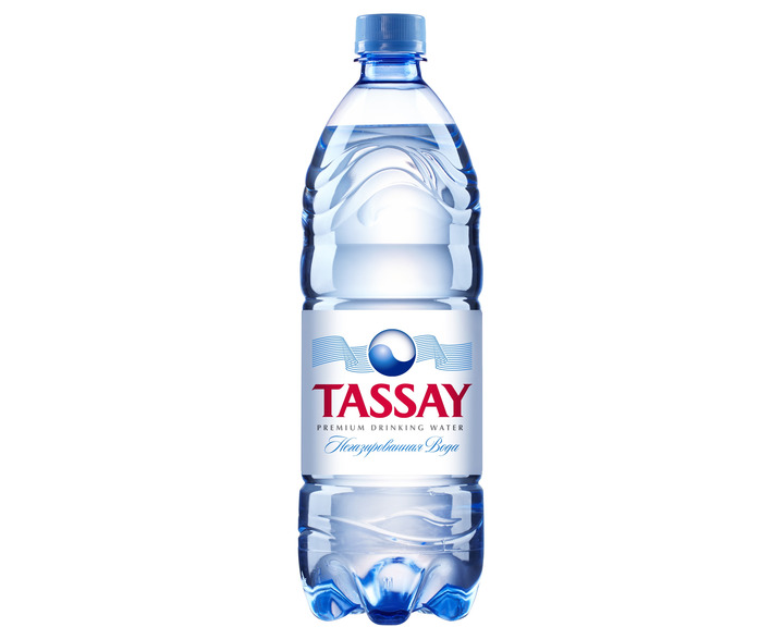 Природная питьевая вода Tassay негазированная, пэт 1 литр Природная питьевая вода Tassay негазированная, пэт 1 литр