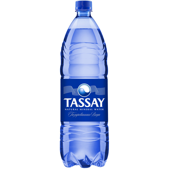 Природная минеральная вода Tassay газированная, ПЭТ 1.5 литра