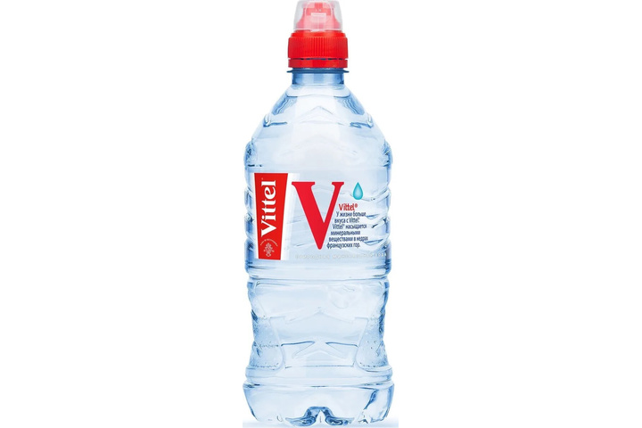 Вода Vittel SPORT минеральная, негазированная, ПЭТ 0.75 литра