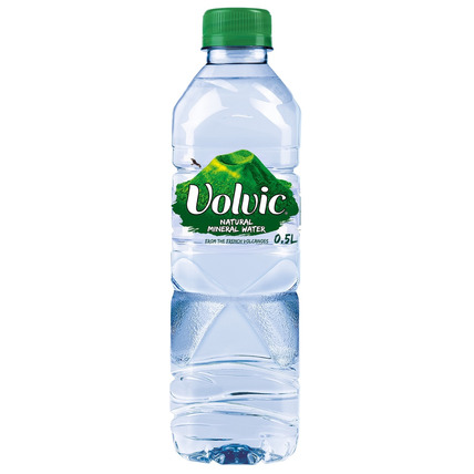 Вода Volvic минеральная негазированная, ПЭТ 0.5 литра