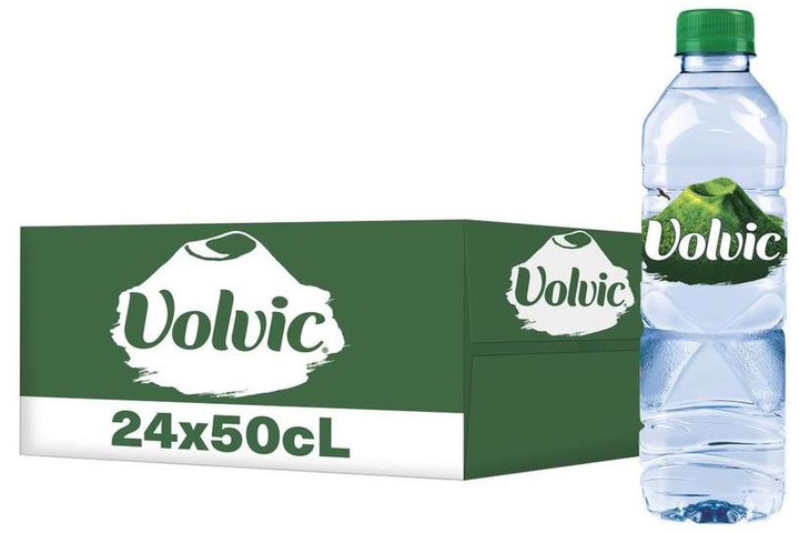 Вода Volvic минеральная негазированная, ПЭТ 0.5 литра