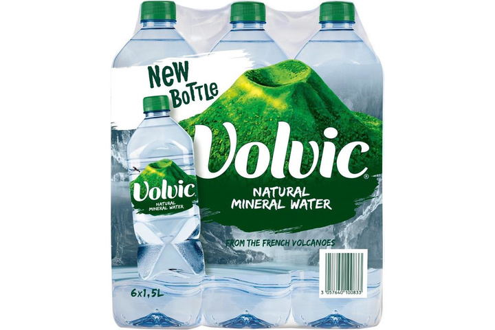 Вода Volvic минеральная негазированная, ПЭТ 1.5 литра