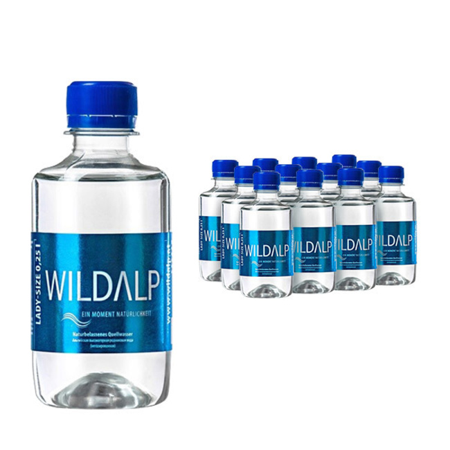 Альпийская родниковая вода Wildalp без газа 0.25 литра