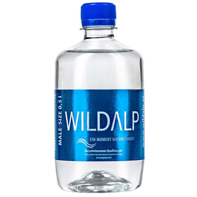 Альпийская вода Wildalp без газа 0.5 литра