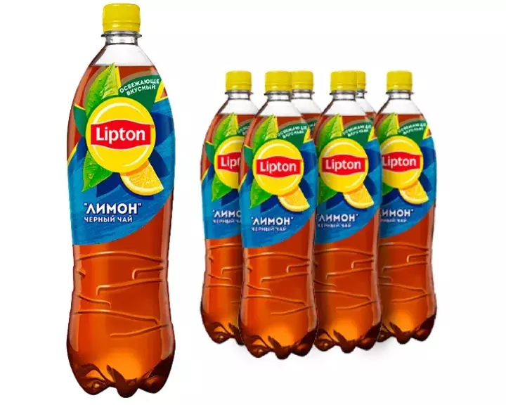 Холодный черный чай Липтон (Lipton) лимон, пэт 1.5 литра Холодный черный чай Липтон (Lipton) лимон, пэт 1.5 литра