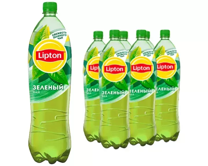 Холодный зеленый чай Липтон (Lipton), пэт 1.5 литра