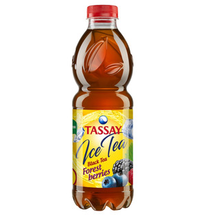 Холодный чай Tassay Ice Tea черный со вкусом лесных ягод, пэт 1 литр