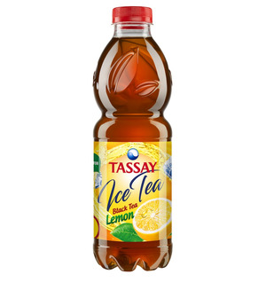 Холодный чай Tassay Ice Tea черный со вкусом лимона, пэт 1 литр