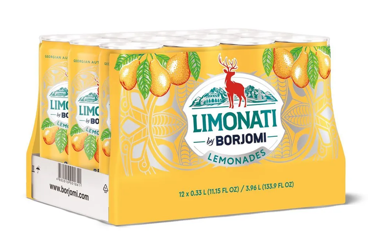 Лимонад Limonati by Borjomi грузинский Груша, 330 мл