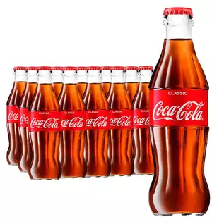 Газированный напиток Coca-Cola, стекло 0.33 литра (Грузия)