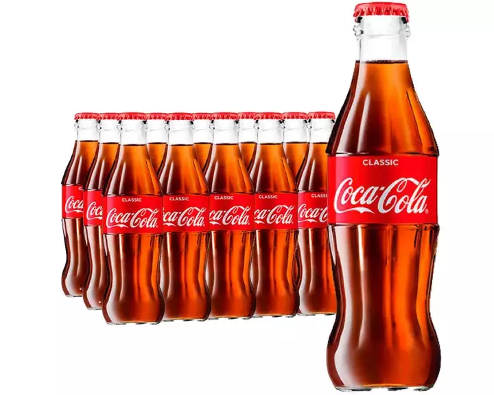 Газированный напиток Coca-Cola, стекло 0.33 литра (Грузия)