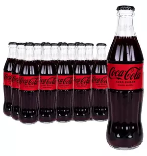 Газированный напиток Coca-Cola zero, стекло 0.33 литра (Грузия)