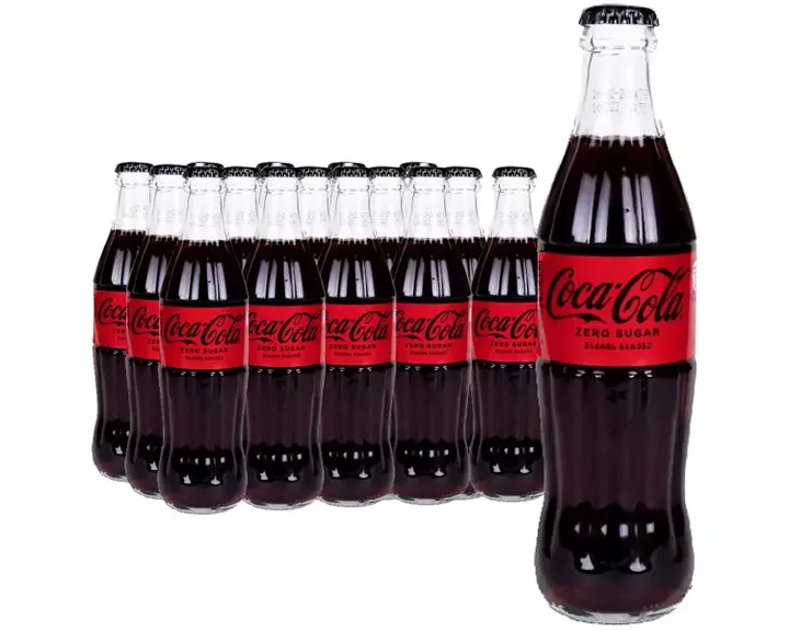 Газированный напиток Coca-Cola zero, стекло 0.33 литра (Грузия)