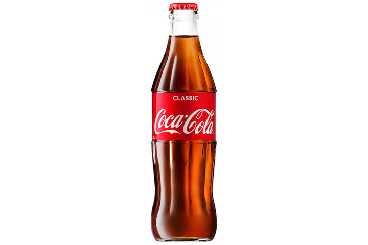 Газированный напиток Coca-Cola, стекло 0.33 литра (Грузия)