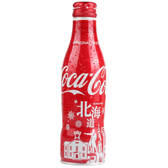 Газированный напиток Coca-Cola Japan Slim Bottle, алюминиевая бутылка 250 мл
