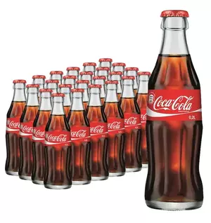 Газированный напиток Кока-Кола (Coca-Cola), стекло 0.2 литра (Италия)