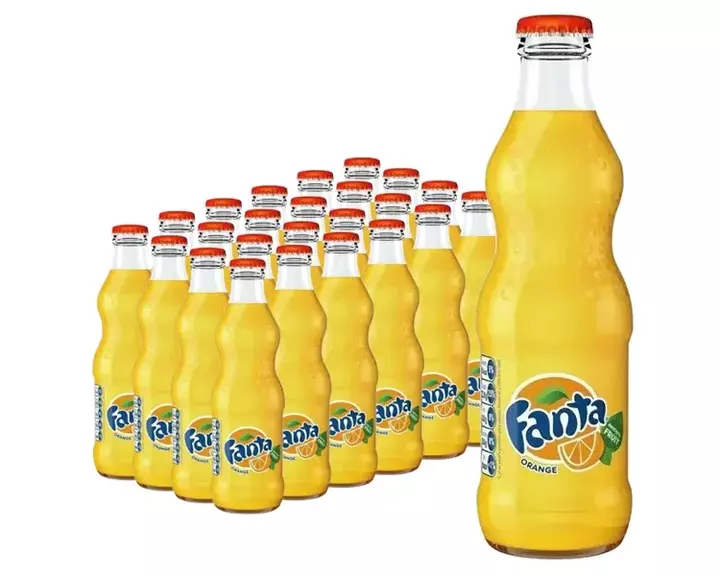 Газированный напиток Фанта (Fanta), стекло 0.33 литра (Италия)