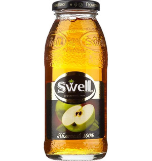 Нектар СВЕЛЛ (SWELL) Яблоко, стекло 0.25 литра