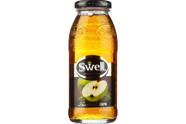 Сок СВЕЛЛ (SWELL) Яблоко стекло 0.25 литра 