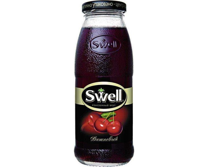 Нектар СВЕЛЛ (SWELL) Вишня, стекло 0.25 литра