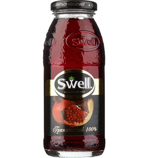 Сок СВЕЛЛ (SWELL) Гранат, стекло 0.25 литра 