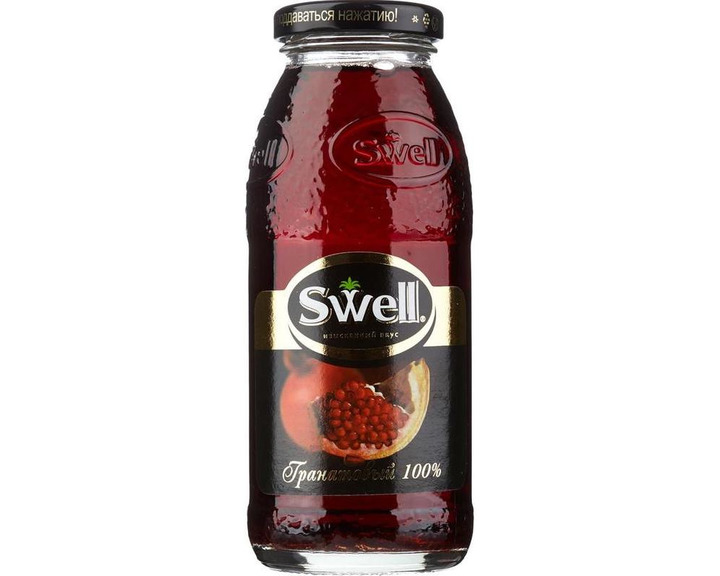 Сок СВЕЛЛ (SWELL) Гранат, стекло 0.25 литра 
