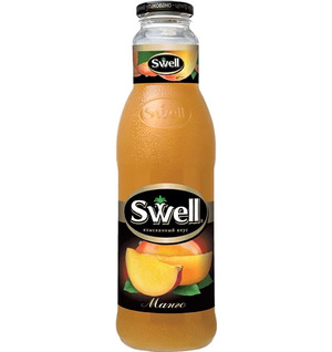 Нектар СВЕЛЛ (SWELL) Манго с мякотью, стекло 0.75 литра 