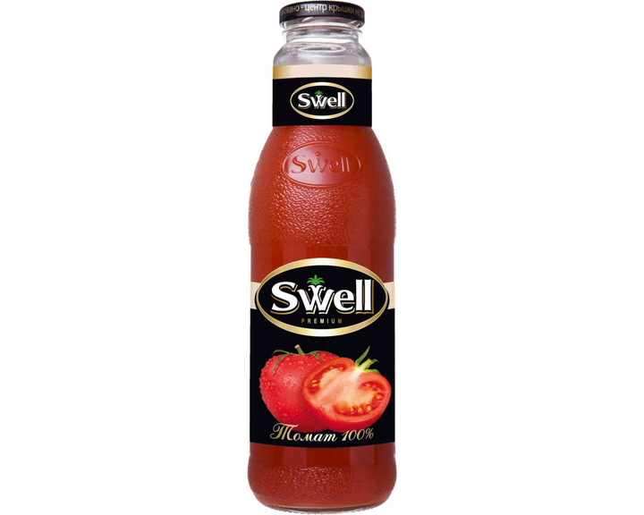 Сок СВЕЛЛ (SWELL) Томат с мякотью, стекло 0.75 литра 