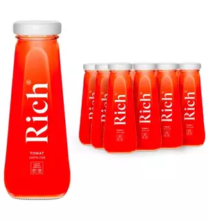 Сок Rich томатный, стекло 0.2 литра