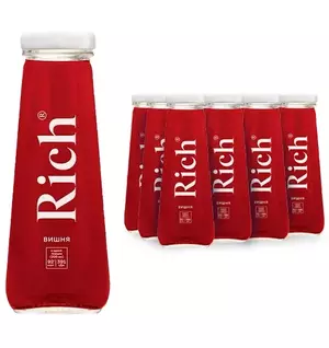 Сок Rich вишневый, стекло 0.2 литра